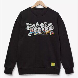 Disney Mickey & Friends Glow-in-the-Dark Ghost Halloween Sweatshirt UNISEX
